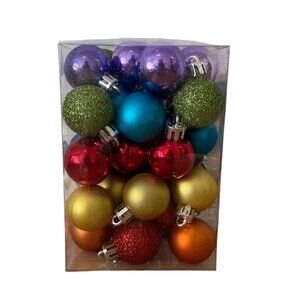 Hobby Lobby Mini My Little Christmas Ornaments Set 36 pc 1.16 inch Multicolored